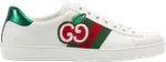 Кроссовки Gucci Ace Low GG Apple Patch - White, белый - фото 2