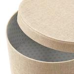 Набор коробок с крышкой Ikea Kvarnvik, 3 предмета, бежевый - фото 3