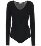 Боди из эластичного трикотажа Ryan Roche, черный - фото