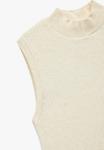 Топ Koton GLEAMY SLEEVELESS , Beige - фото 3