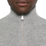 Кашемировый кардиган Brunello Cucinelli, серый - фото 4