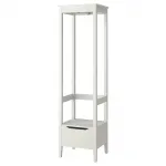 Шкаф для одежды, белый, 59x211 см, IDANÄS IKEA - фото