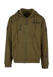 Толстовка Brandit Zip-up sweatshirt, Olive - фото 5
