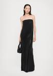Платье Norma Kamali STRAPLESS TAILORED SIDE SLIT GOWN, Black - фото 2