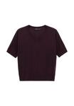 Футболка Mango Basic T-shirt, Boredaux/Bordeaux - фото 5