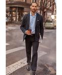 Комфортная рубашка Commuter Slim Fit Rhone, синий - фото 8