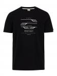 PROTEST Футболка 'PRTRIMBLE' в черном цвете - фото