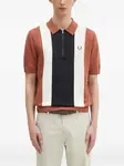 Рубашка поло со вставками Fred Perry, оранжевый - фото
