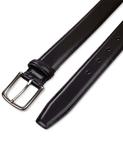 Мужской ремень для платья с перьями по краю spazzol Cole Haan, черный - фото 4