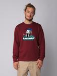 Свитер Watapparel Sweatshirt Walross, бордовый - фото 2