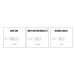 Браслет Messika Move Uno Chocolate Cord, розовое золото/бриллианты - фото 4