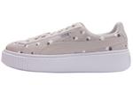Кроссовки PUMA Sneakers Suede Platform Dots Jr 'Silver' Women's - фото