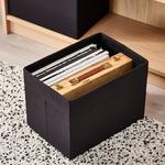 Коробка Ikea Drona 25X35X25 см, черный - фото 4