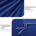 Комплект постельного белья RUIKASI, 3 предмета, 200х220/80x80, королевский синий - фото 6