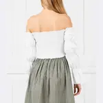 Узкая блузка Na-Kd, белый - фото 3