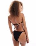 Плавки бикини Cara Crochet Rio черного цвета Asos Design - фото 4