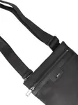 Сумка-мессенджер с тисненым логотипом BOSS, черный - фото 5