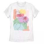 Футболка с графическим рисунком «Розы» для подростков - фото