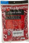 Боксеры Supreme x Hanes Bandana Boxer Briefs (2 Pack) 'Red', красный - фото 3