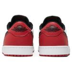 Кроссовки Nike Air Jordan 1 Retro Low OG Black Toe, белый/красный/черный - фото 4