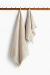 Полотенце H&M Cotton Terry Hand, бежевый - фото 2