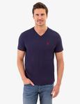 Футболка U.S. Polo Assn.Solid V-neck, синий - фото 2