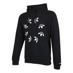 Толстовка Men's adidas originals Circular Pattern Sports Pullover Black, черный - фото