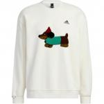 Adidas Свитшоты Unisex белый Crew Neck Moderate Regular - фото