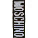 Шерстяной шарф Moschino, черный - фото 2