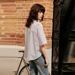 ELLE Рубашка Women's Stripes Lapel Moderate - фото 8