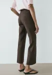 Брюки Massimo Dutti, Mottled Dark Brown - фото 3