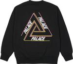 Толстовка Palace Basically A Tri-Ferg Crew 'Black', черный - фото 3