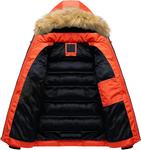 Куртка-пуховик Pursky Waterproof Winter Bubble, черный/оранжевый - фото 3