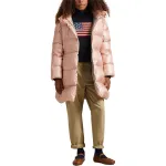 Детская пуховик Polo Ralph Lauren, розовый - фото 6