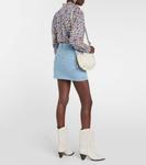 Джинсовая мини-юбка Весна MARANT ETOILE, синий - фото 3