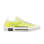 Кроссовки Dior B23 Low Dior Oblique - White Yellow, желтый - фото