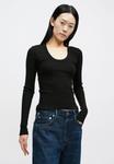 Топ Citizens of Humanity MARA U NECK, Black - фото 7