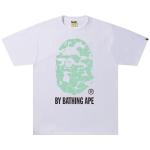 Футболка BAPE Text Code Camo By Bathing Ape Tee 'White', белый - фото