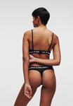 Трусы KARL LAGERFELD LOGO THONG, Black - фото 3