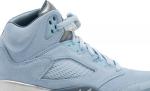 Кроссовки Wmns Air Jordan 5 Retro Blue Bird, синий - фото 2