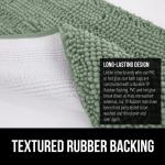 Коврик для ванной Gorilla Grip, 77х51 см, шалфей - фото 4