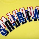 Толстовка Supreme Stacked Crewneck 'Light Lemon', желтый - фото 3