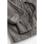 Куртка H&M Cotton Twill Utility, серый - фото 2