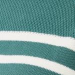 Свитер женский парусный в бело-красную полоску TRIBORD, яичная скорлупа/кирпично-красный - фото 7