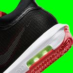 Мужские баскетбольные кроссовки Nike, Black University Red Lime Blast White - фото 7