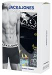 Шорты-боксеры Jack & Jones JACSUGAR SKULL TRUNKS 3 PACK, черный - фото 7