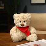 Плюшевая кукла Scarf Teddy высотой 24 см Fluffy bear - фото 5