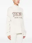 Джемпер с интарсией в виде логотипа Dkny, нейтральный - фото 3