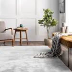 Ковер Loni Solid Shag Area Rug nuLOOM, 152x244 см, белый - фото 76