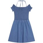 Tommy Hilfiger Женское платье с коротким рукавом denim blue - фото 3